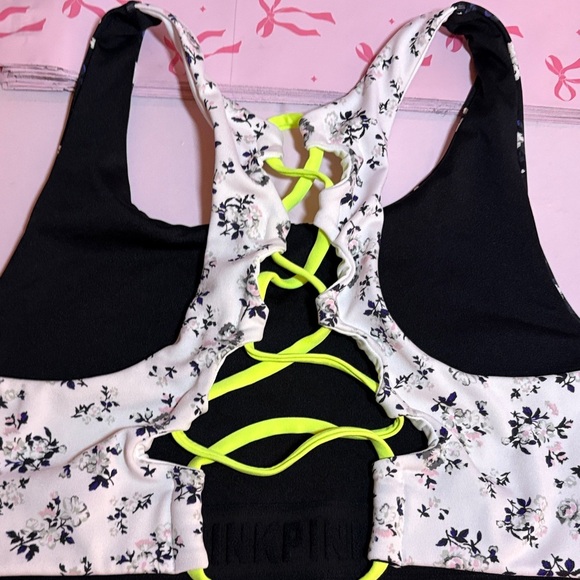 Floral Sports Bra with Logo - Picture 7 of 12